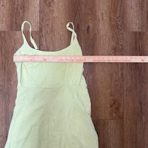 Old Navy Womens‎ Lime Green Linen Blend Smocked Back Mini Dress with Pockets L thumbnail 9
