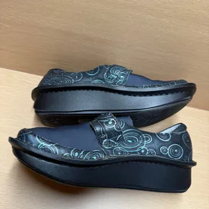 Alegria Dena Denim‎ Swirl Comfort Clogs Shoes 36 Women Navy Blue Slip On thumbnail 9