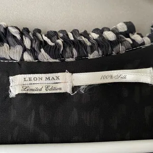Y2K Leon Max S Black Silk Heart‎ Babydoll Dress Ethereal Whimsigoth Witchy thumbnail 8