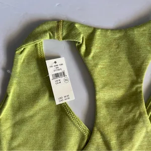OFFLINE By Aerie The Hugger Racerback Sports Bra Batalia Green Size M NEW thumbnail 6