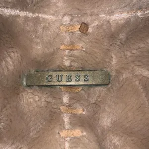 Vintage Guess Leather Coat with Faux Fur Lining thumbnail 4