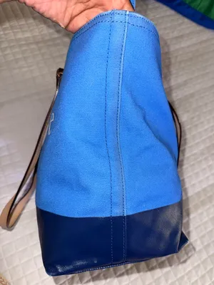 Kate Spade Francis Lott Street Tote Azure/Navy Blue thumbnail 9