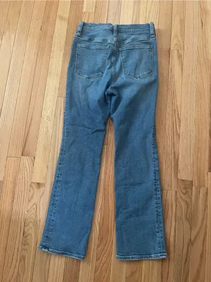 Madewell Cali Demi Boot Jeans 26 Medium Wash High Rise thumbnail 8