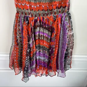 Anthropologie Greylin pleated sleeveless fit n‎ flare dress size XS thumbnail 6