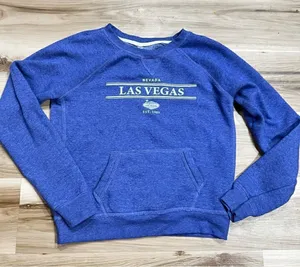 Las Vegas Purple Crewneck Women’s Small thumbnail 1