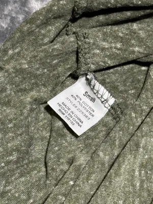 Poof New York Casual Olive Green Midi T-Shirt Dress thumbnail 4