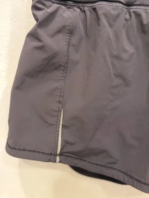 Lululemon‎ Black Athletic Tennis Golf Skort Size 4 Built-In Shorts Running thumbnail 3