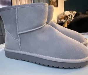 Cushionaire Gray Suede Ankle Boots thumbnail 1