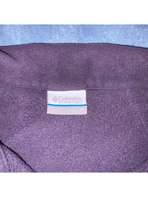 Columbia Women's Medium Purple Outdoor Fleece Jacket Cozy Warm Full Zip thumbnail 4