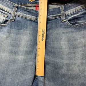 Arizona Jeans Co JRS Plus Size 14‎ Super Skinny Curve Fit Denim Pants Blue thumbnail 7