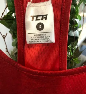 Red Workout Tank Top thumbnail 3