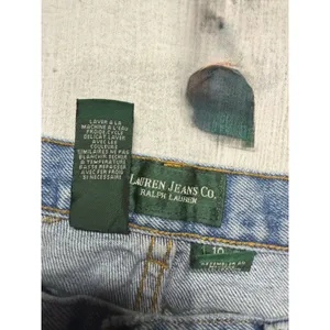 Lauren Ralph Lauren Vintage Light Wash Straight Leg High Rise Jeans Size 10 thumbnail 6