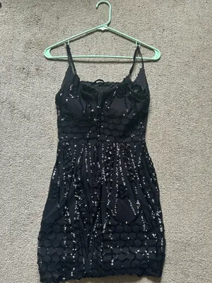 Windsor Black Sparkly Dress thumbnail 2