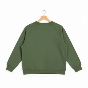 Time And Tru Womens Sweatshirt Sz XXL Olive Green Washed Crewneck Cozy Pullover thumbnail 7