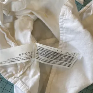Abercrombie & Fitch White Tie-Back Blouse thumbnail 9