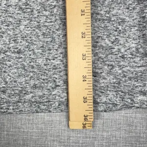 Athleta Dress Womens Small Gray Jersey Sheath Pleated Cap Sleeve Knee Length thumbnail 4