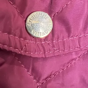 Adrienne Vittadini Women’s Quilted Vest - Burgundy - Size Large thumbnail 7