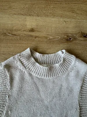 H&M Cream Knit Sweater Vest thumbnail 3