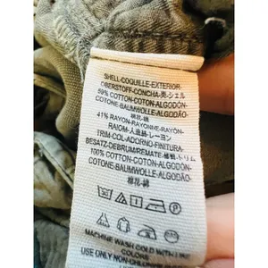 Free People Pants Women XS Olive Green Paperbag‎ Waist Tapered Casual Trousers thumbnail 7