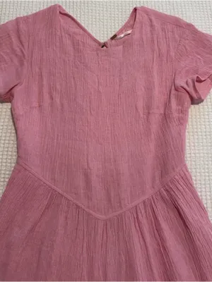 Free People Tierra Crinkle Jumpsuit — Pink Flamingo (Size S) thumbnail 3