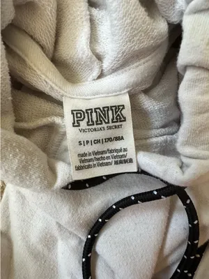 Victoria's Secret PINK Off White Keyhole Back Sweatshirt thumbnail 3