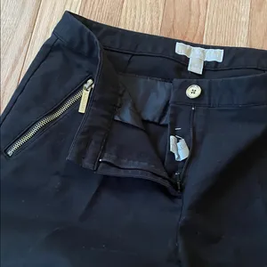 Michael Kors Black Dress Pants with Gold Zippers thumbnail 3