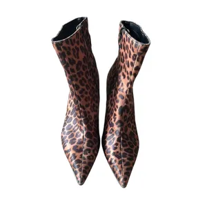 Steve Madden Leena Pointed Toe Bootie Women's 6.5 Leopard Animal Print Party‎ thumbnail 2