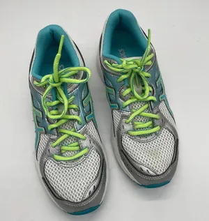 ASICS Gel-Contend 2 Women's Athletic Sneakers - White/Turquoise/Sharp Green - 7 thumbnail 2