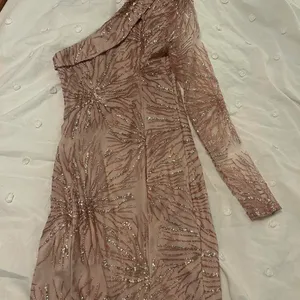 Hello Molly Pink Sparkly Mini Dress thumbnail 4