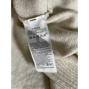 Banana Republic Women's Beige Long Sleeve Turtleneck Knit Sweater Top Size M thumbnail 6
