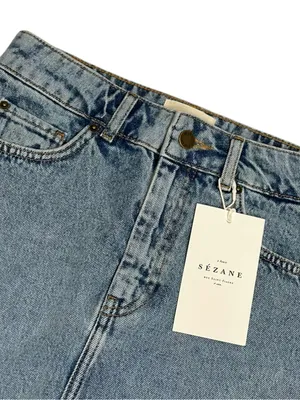 SÉZANE Marja Denim Mini Skirt, Vintage Blue, FR34/US2 thumbnail 6