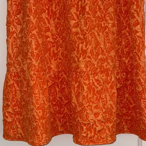 THML Orange Floral Dress M thumbnail 8