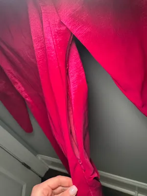 NBD Jess Dress in Hot pink satin lined buckled embellished cocktail dress. thumbnail 7
