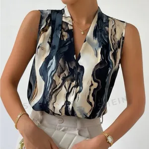 Button down vest top Black thumbnail 2