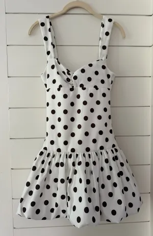 Small ZARA Polka Dot Mini Dress thumbnail 1