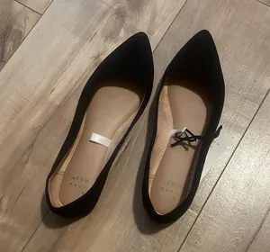 A New Day black ballet flat pointed toe shoes black size 7 thumbnail 6
