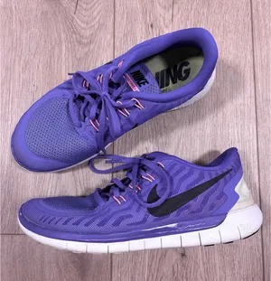 Nike Free 5.0 Womens Running Shoes Purple Black 724383-500 Size 9.5 thumbnail 1