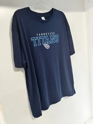 NFL Team Apparel Tennessee Titans Sleepwear T‑Shirt Women’s XL Navy Lightweight thumbnail 2