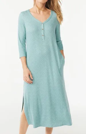 Joyspun Lounge Pajama Dress Size L thumbnail 1