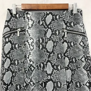 Michael Kors Office Siren Skirt Womens 4 Snakeskin Print Mobwife‎ Grunge Retro thumbnail 4