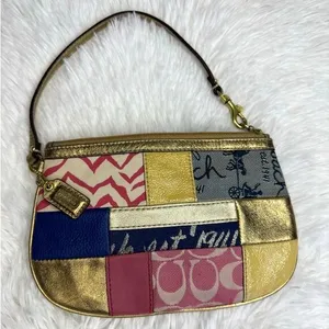 COACH Patchwork Large Wristlet thumbnail 1