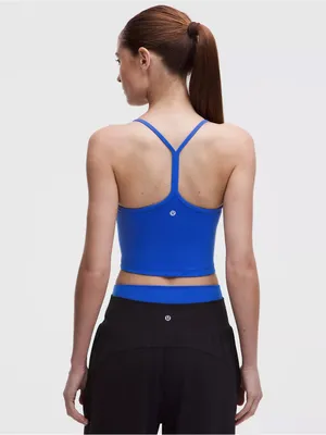 NWT Lululemon Flow Y Cropped Tank Top B/C Cup size xxs beach ball light support thumbnail 2