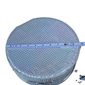 JoyBright Disco Dreams Beauty Box Silver Holographic Round Train Case Mirror NWT thumbnail 7