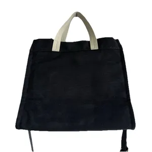 Miffy 2WAY Siffler Tote Bag Handbag Monogram Pattern Habitas 2 Way Black thumbnail 2