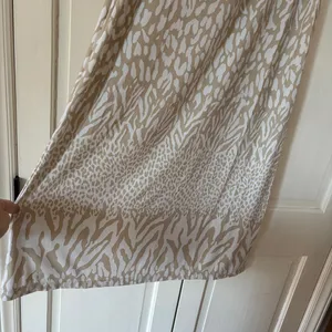 Chico’s Size 2 White‎ Tan Animal Print Maxi Skirt Slit Pull On Chicos Size Large thumbnail 10