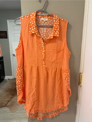 🧡 Umgee Tennessee Vols Inspired Tunic Dress – Size Large 🧡 thumbnail 2