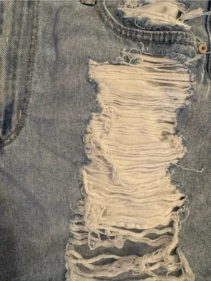 American Eagle Mom Short Distressed Denim Shorts – Size 12 thumbnail 3