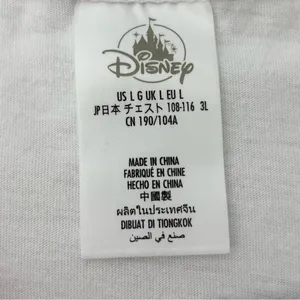 Disney White‎ T-Shirt with Mickey Mouse and Gold Accents Walt Disney World 50 thumbnail 5