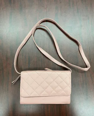 Crossbody Blush Colored Purse Pink thumbnail 1