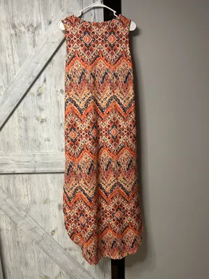 Boho dress size large Orange thumbnail 3